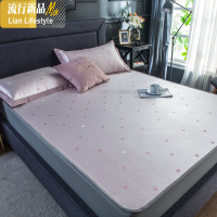 冰丝凉席三件套床笠款1.8m床空调席可水洗折叠床裙席子1.5米夏季 三维工匠凉席/凉枕