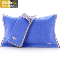 棉枕巾一对装 加大加厚柔软舒适透气棉家用情侣枕头巾 三维工匠