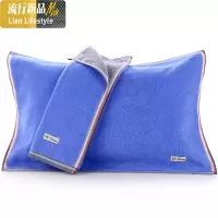 棉枕巾一对装 加大加厚柔软舒适透气棉家用情侣枕头巾 三维工匠