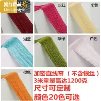 升级版流苏加密服装店帘卧室客厅玄关婚礼装饰帘隔断帘子 三维工匠窗帘