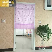 布艺蕾丝短帘卧室厨房半帘四季隔断玄关卫生间半截软纱帘 三维工匠窗帘