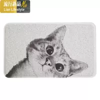 猫咪丝圈地垫进垫易清洗可裁剪厨房防水防滑脚垫入户垫子 三维工匠地毯