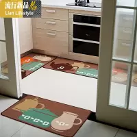 进厅垫厨房地垫脚垫浴室防滑垫长条吸水防油家用垫子卫浴垫 三维工匠地毯