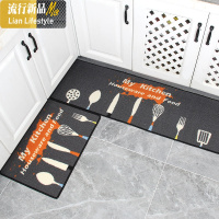 厨房地垫防滑防油家用长条防水地毯卫浴卧室口垫浴室吸水脚垫 三维工匠