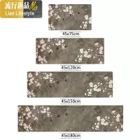 中式厨房地垫家用pvc防滑垫防水防油进垫长条踩脚垫可擦免洗 三维工匠地毯