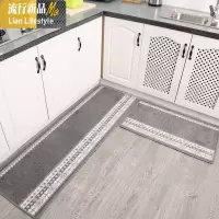 厨房地垫防滑防油垫进家用垫子长条吸水防滑垫耐脏入户脚垫 三维工匠地毯