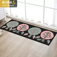田园小清新地垫卧室床边地毯阳台厨房长条飘窗可定制家用脚垫床前 三维工匠