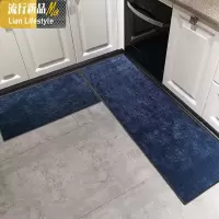 北欧厨房地垫吸水防油脚垫长条家用垫子可水洗防滑可定制满铺地毯 三维工匠