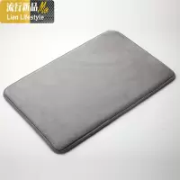 加厚记忆棉浴室进口地垫卫生间垫防滑地毯厨房吸水家用脚垫子 三维工匠