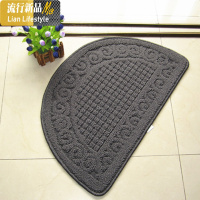 半圆地垫垫地毯脚垫防滑客厅卫浴卧室圈毛厨房地垫 三维工匠