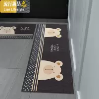可爱卡通厨房地垫防滑防油家用耐脏吸水脚垫子长条进口地毯满铺 三维工匠