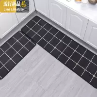简约厨房地垫长条家用地毯地垫进防滑垫防油餐厅满铺吸水脚垫子 三维工匠