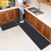 厨房地毯防滑耐脏防水防油免清洗满铺脚垫厨房专用长条可机洗地垫 三维工匠