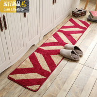厨房地垫防滑垫吸水防油家用长条满铺垫子地垫浴室口脚垫可手洗 三维工匠地毯