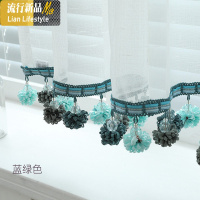 小窗帘短窗纱免打孔纱帘少女心隔断帘帘卫生间布艺半帘飘窗装饰 三维工匠