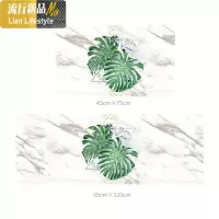 厨房长条地垫防水防油地毯垫进防滑口蹭脚垫子家用卧室定制 三维工匠