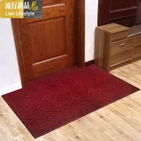 进地垫红色大口垫子家用脚垫厨房玄关垫入户可裁剪吸水地毯 三维工匠