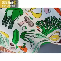 饭店厨房帘半帘餐厅个性北欧小短款窗帘家用半截短帘布艺棉麻 三维工匠
