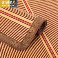 一米二碳化竹席双面席1.5可折叠凉席1.8x2米1.2x1.9硬竹2.0m床2.2 三维工匠