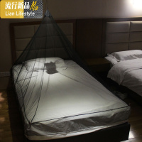 户外旅行蚊帐迷你便携式简易蚊帐酒店免安装吊顶折叠式单双人野外 三维工匠