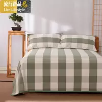 [加厚]老粗布床单棉加厚凉席三件套特厚亚麻夏天冰丝凉滑清凉 三维工匠