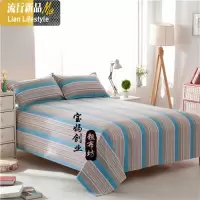 加厚老粗布床单三件套被单(2*2.3+枕套一对)春夏新款 三维工匠