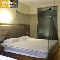 单人沙发床沙发蚊帐客厅便携可折叠床临时简易免安装 三维工匠