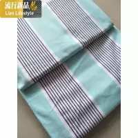 双人床棉家纺棉山东博兴手工老粗布床单家居床上用品棉布条纹 三维工匠