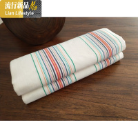 天然原白无染色不漂白优质棉棉老粗布床单单人双人枕套三件套 三维工匠