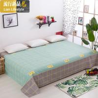 定做棉老粗布榻榻米大床单单件大炕单加大3.5/4米农村大炕 三维工匠