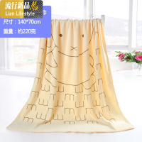 吸水浴巾成人男女家用大毛巾儿童卡通个性比棉速干不毛裹巾 三维工匠