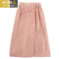 浴巾女可穿可裹浴裙三件套装毛巾家用非棉吸水速干不毛ins风 三维工匠