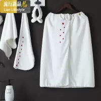 浴巾女可穿裹巾家用非棉吸水速干不毛大毛巾三件套可爱浴裙 三维工匠