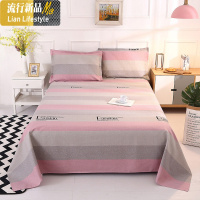 棉老粗布床单单件棉加厚加密棉麻布料老土布床单子 三维工匠