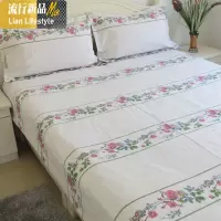 老粗布床单单件棉睡单双人1.2m帆布床笠1.5m加厚被单1.8/2米夏 三维工匠