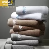 洲际酒店水下套房款成人加大加厚柔软吸水男女绣花棉浴巾 三维工匠