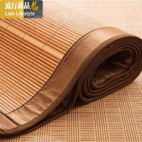 *凉席竹席1.8米席子1米5双人1米8折叠1.2竹子席1.5m单人学生宿 三维工匠