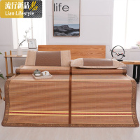 竹席凉席1.8m床冬夏两用宿舍单人学生双面折叠1.5米1.2席子网红。 三维工匠
