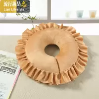 院专用趴枕按摩花边U形午睡枕脸枕spa美体圆枕单人可拆洗 三维工匠枕芯/枕头