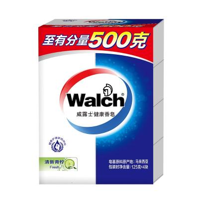 Walch/威露士清新青柠香皂125gx4盒家庭装润肤保湿健康 500g