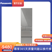 松下(Panasonic)NR-EE40TXA-S多门超薄380升嵌入式 纳诺怡x除菌净味 自动制冰无霜 -3度微冷冻