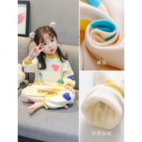 女童家居服秋冬1纯棉2防踢0婴儿童睡衣春秋款3女宝宝连体睡衣长袖