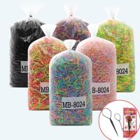 落雪 黑色一次性橡皮筋不伤成人头绳女儿童饰绳圈扎头头饰品