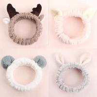 落雪 洗脸束带韩版可爱女学生长毛绒猫兔耳朵头套头箍饰头饰宽边