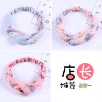 落雪 夏季束带洗脸韩版女学生可爱卡简约头饰箍百搭头箍头带气质