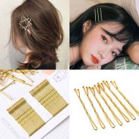 落雪 一字夹金色韩日系复古黑色夹百搭交叉卡少女心刘海夹头饰边夹
