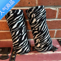 SUNTEK冬季青年女男士情侣珊瑚绒手套双面层半指保暖冬骑车装饰护腕