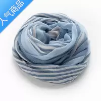 SUNTEK极简条纹 日系棉麻风围巾女春秋薄款秋冬丝巾百搭文艺大披肩柔软
