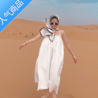 SUNTEKins丝巾大方巾围巾披肩条纹复古沙漠拍照凹造型中卫旅游丝巾围巾