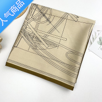 SUNTEK简约气质韩国90大方巾百搭春秋薄款夏防晒围巾披肩抹胸两用丝巾女